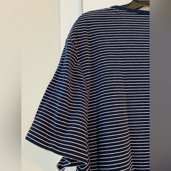 Ralph Lauren Horizontal Navy/White Stripe Short Sleeve Tee Shirt. Size 2X Women - Picture 5 of 10